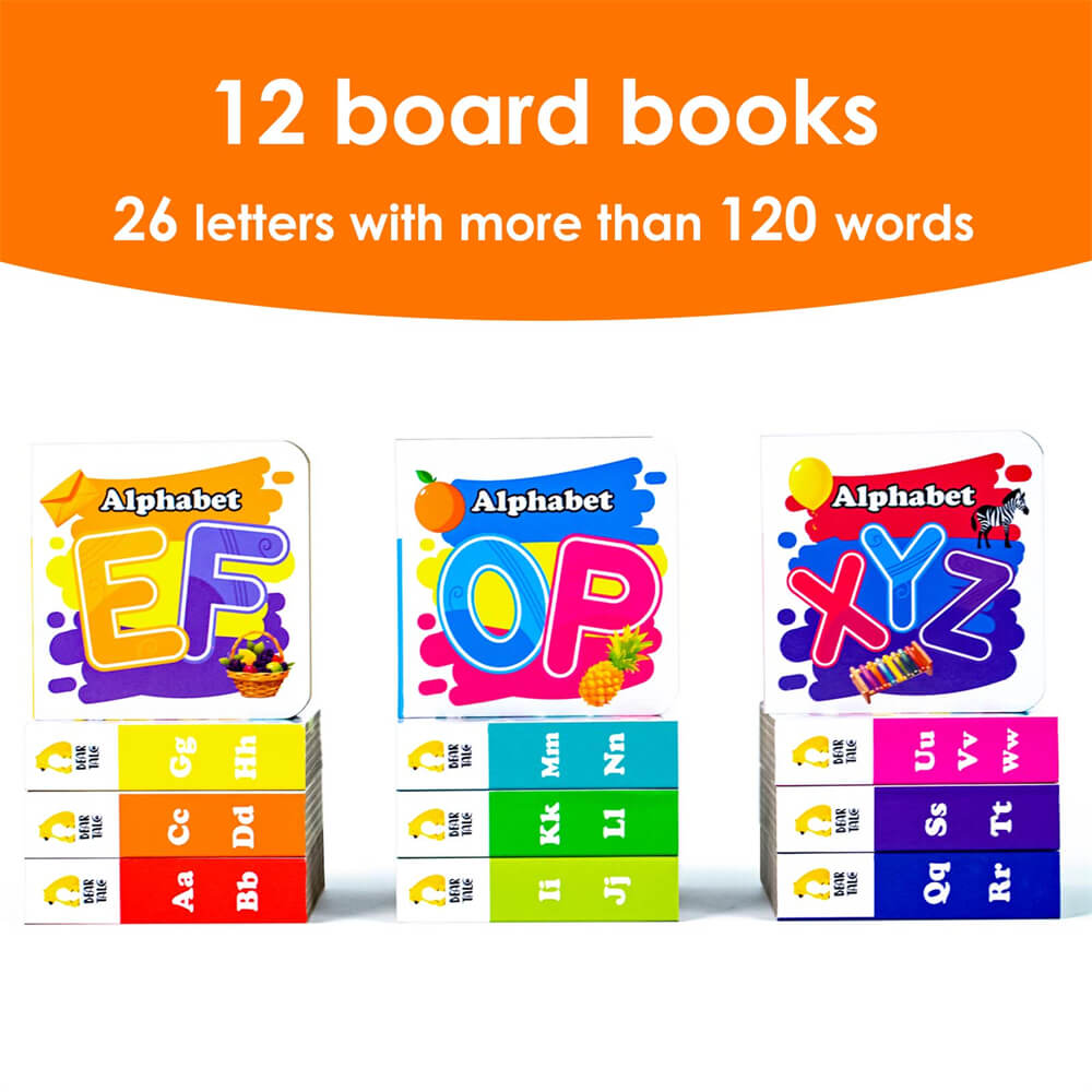 Alphabet Early Learning 12 Board Books