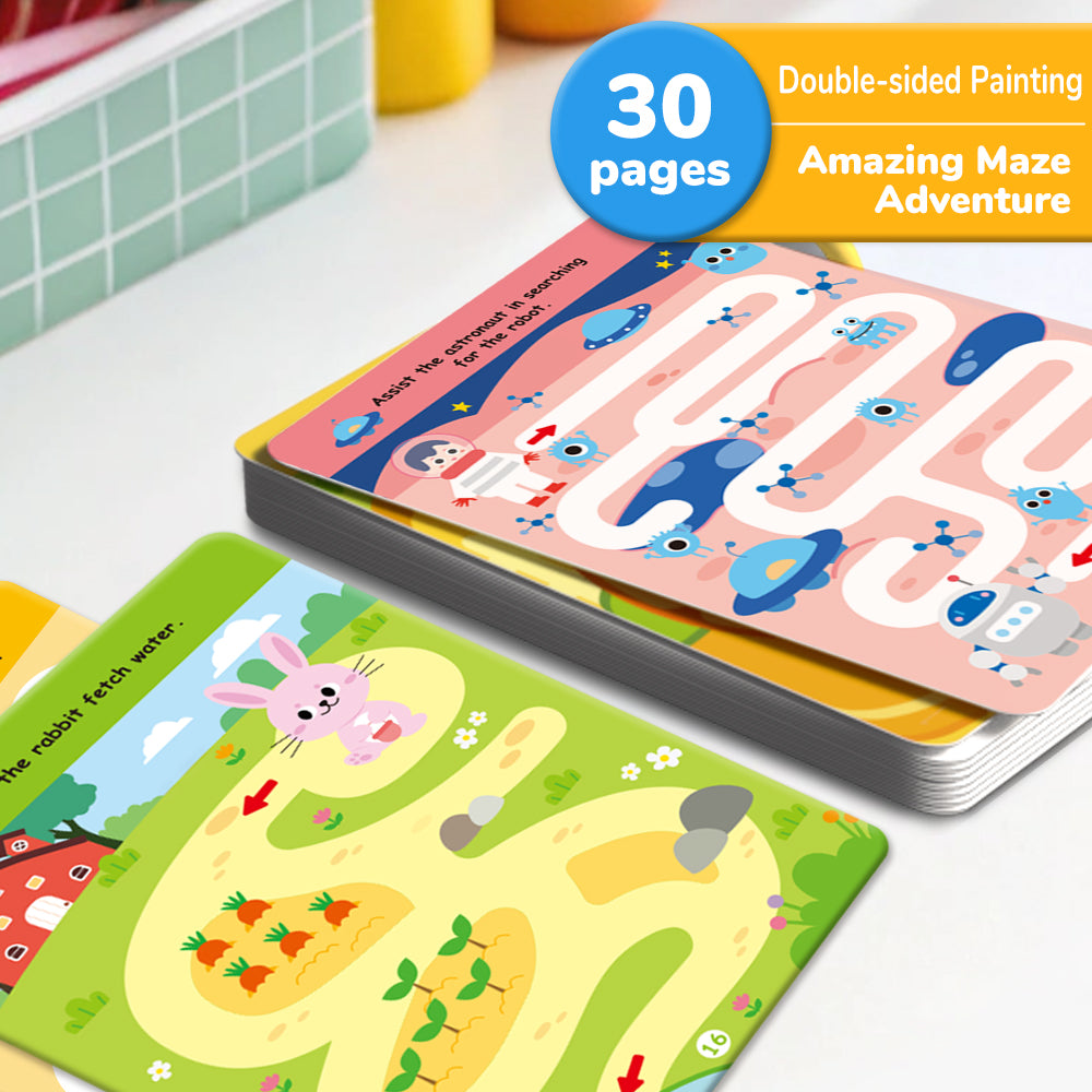 Amazing Maze Adventrue - Wipe Clean Cards