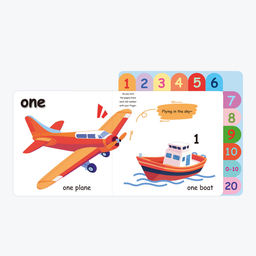 NUMBERS Tab Board Book