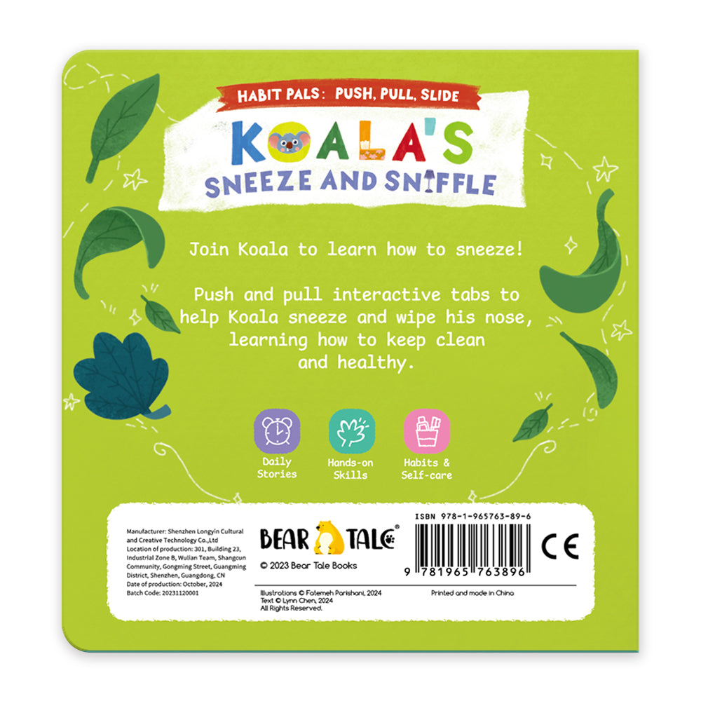 Habit Pals Push Pull Slide Kids Activity Book - Koala&