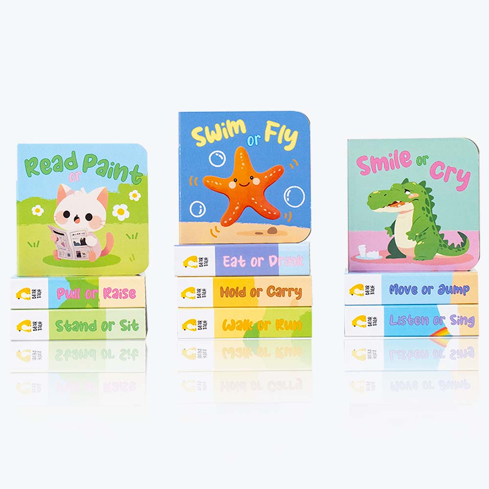 BUSY LIFE Verbs Learning 10 Board Books