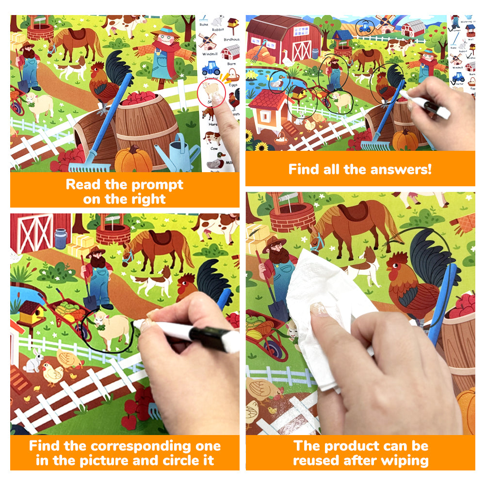 Search & Find 18 Life Scenes | BearTale × Ana Kozuki