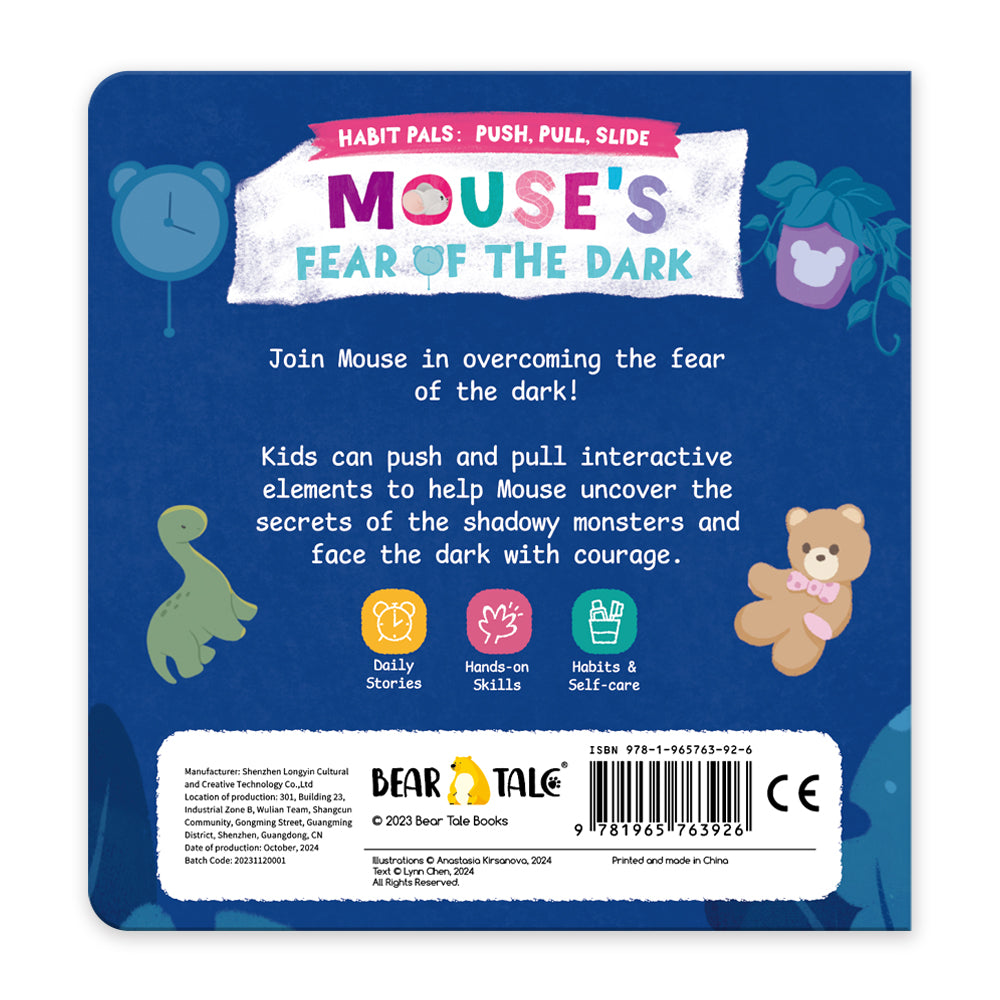 Habit Pals Push Pull Slide Kids Activity Book -Mouse&