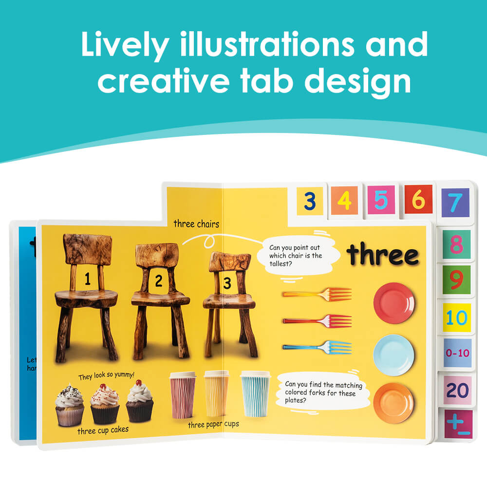 NUMBERS JOURNEY Tabbed Board Book