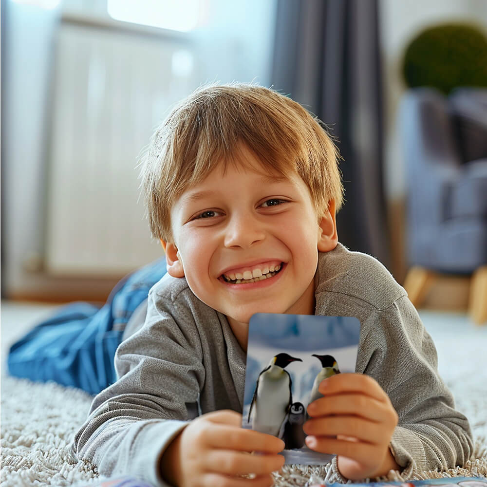 ANIMALS 54 Flash Cards (Arabic)