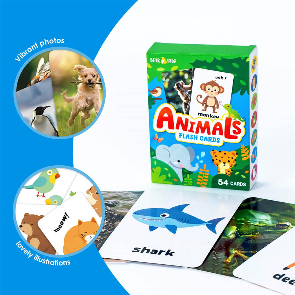 ANIMALS 54 Flash Cards