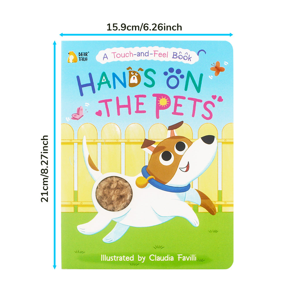 HANDS ON THE PETS Board Book | BearTale × Claudia Favilli