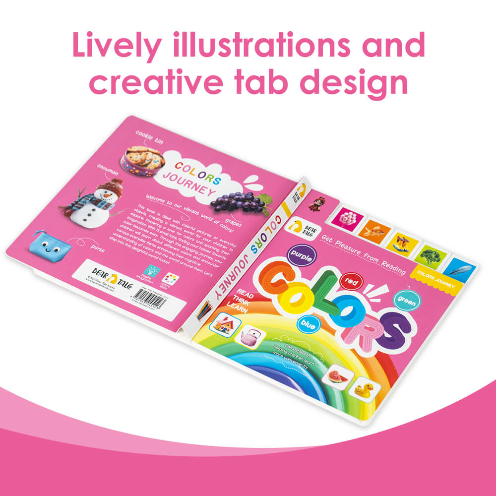 COLORS JOURNEY Tabbed Board Book