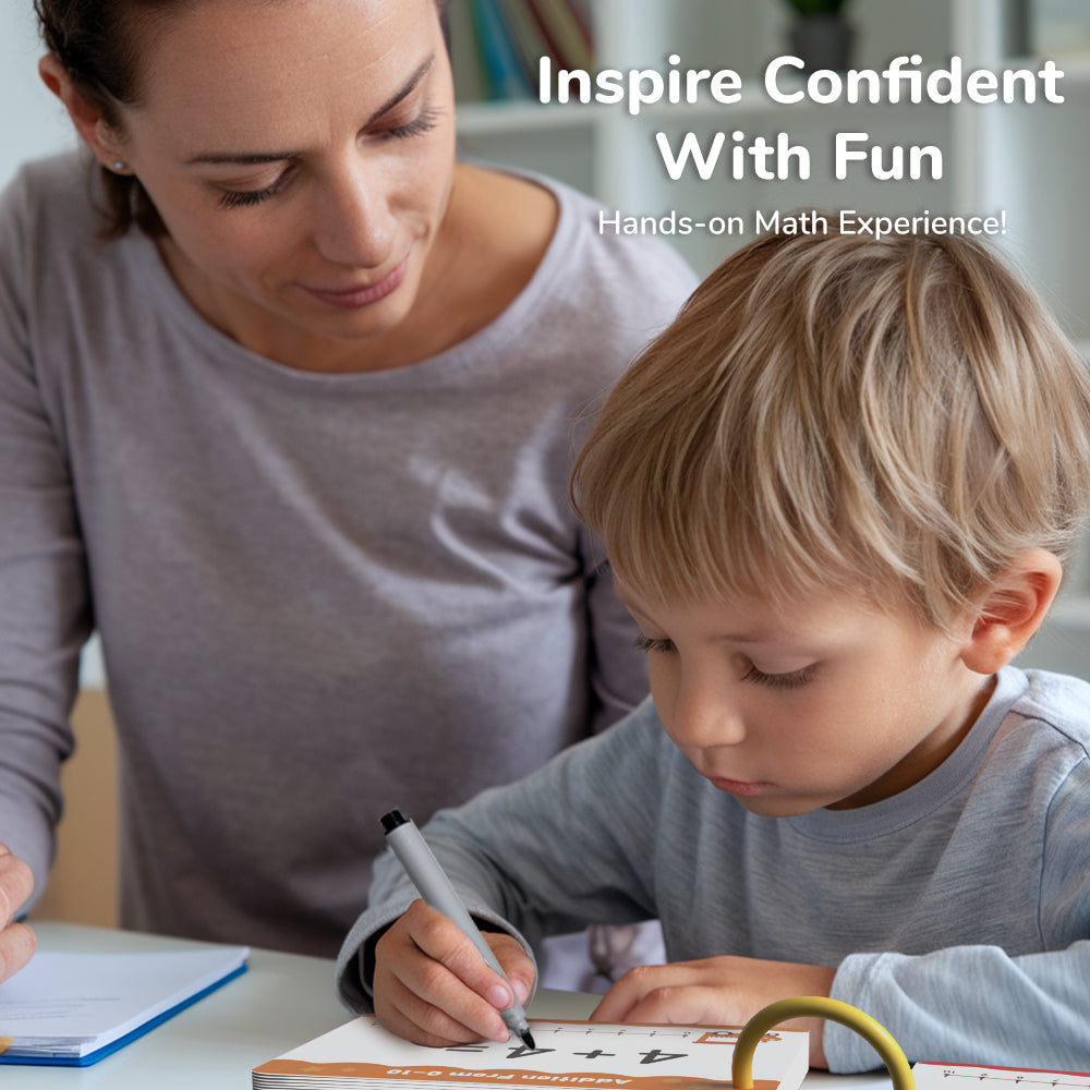 Spanish Fun Math Cards Flash Card