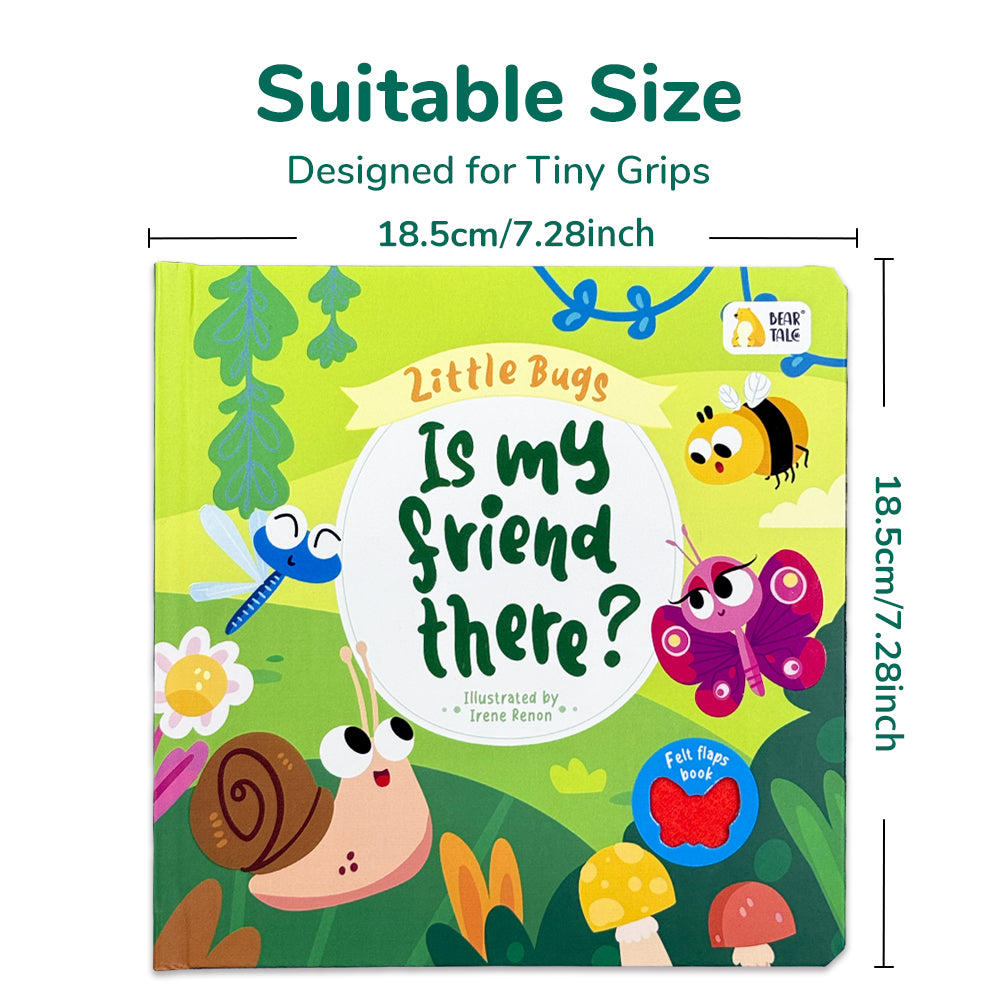 Little Bugs: Is My Friend There? - Life the Flap Book | BearTale × Irene Renon