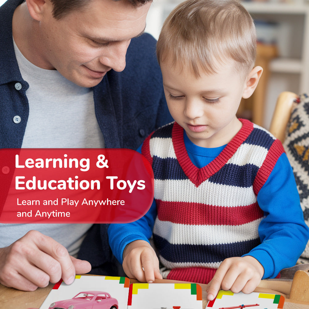 Spanish Vehicles Flash Card