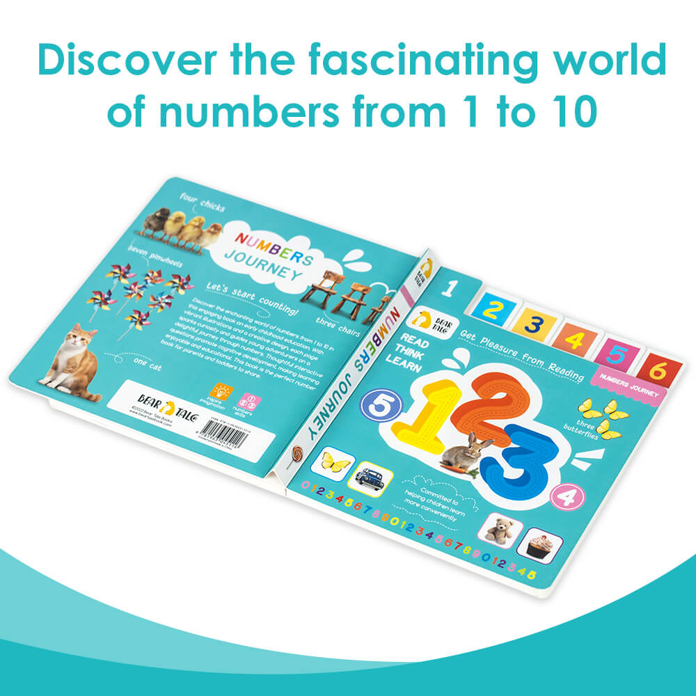 NUMBERS JOURNEY Tabbed Board Book