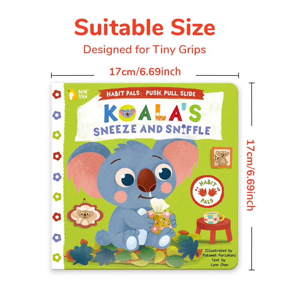 Habit Pals Push Pull Slide Kids Activity Book - Koala&