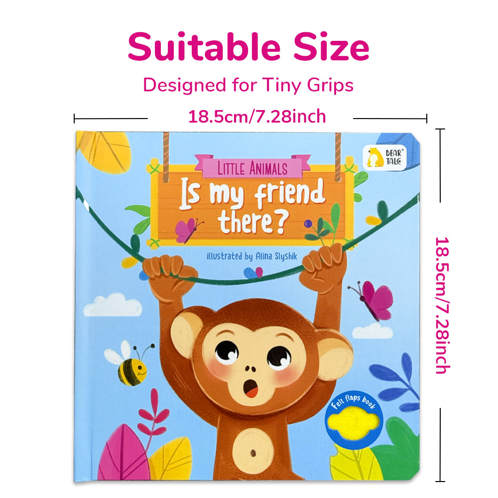 Little Animals: Is My Friend There? - Life the Flap Book | BearTale × Alina Slyshik