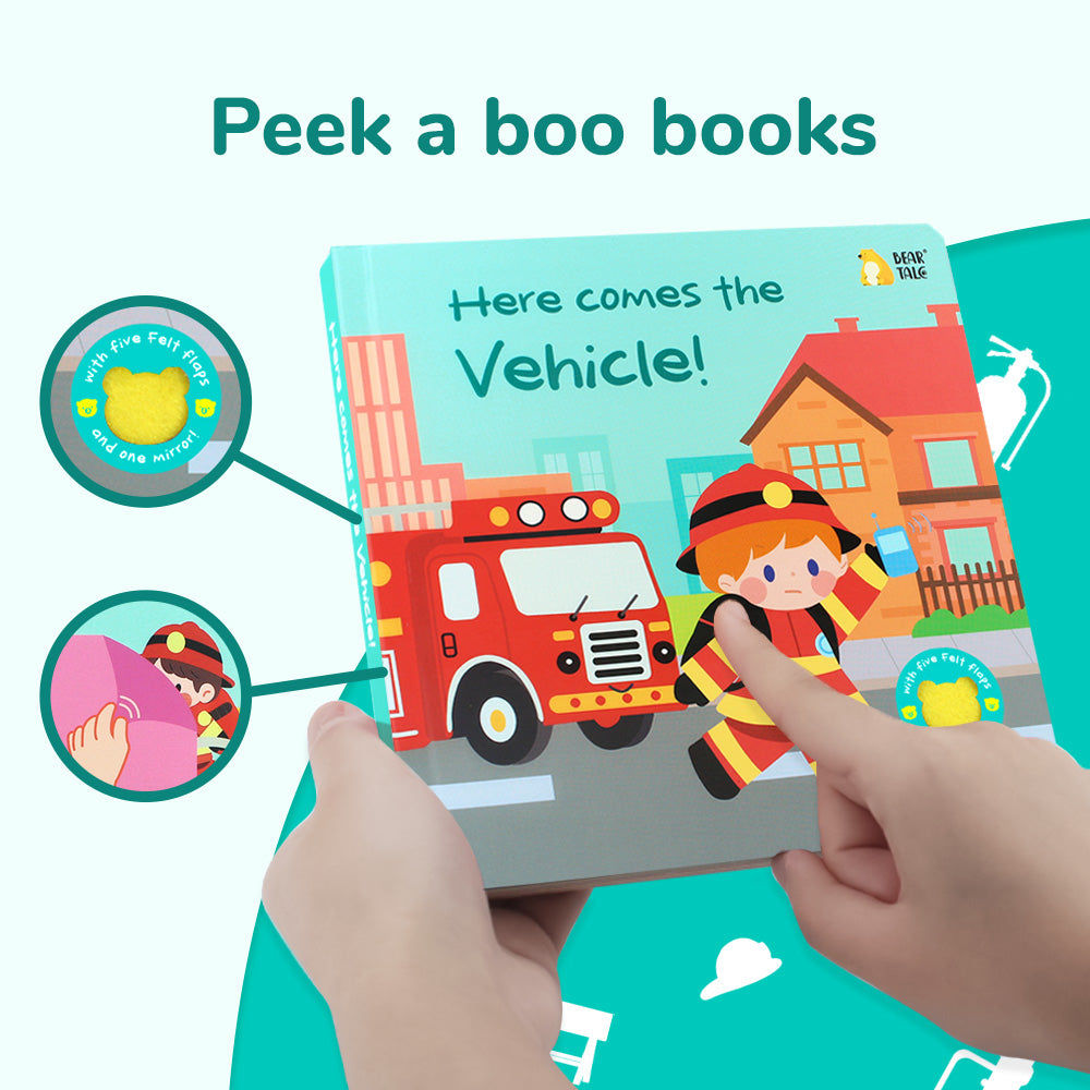 Here Comes The Vehicle ! - Life the Flap Book