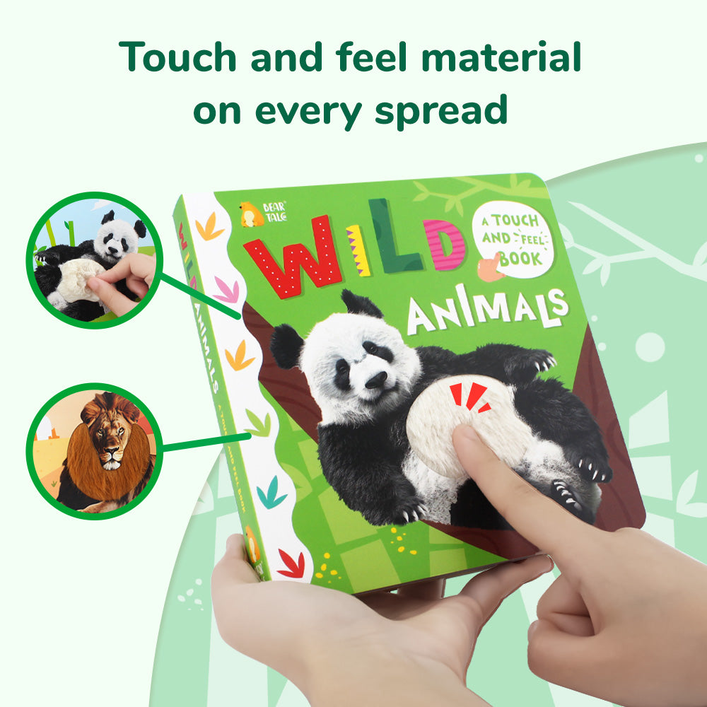 Wild Animals - Touch and Feel Book