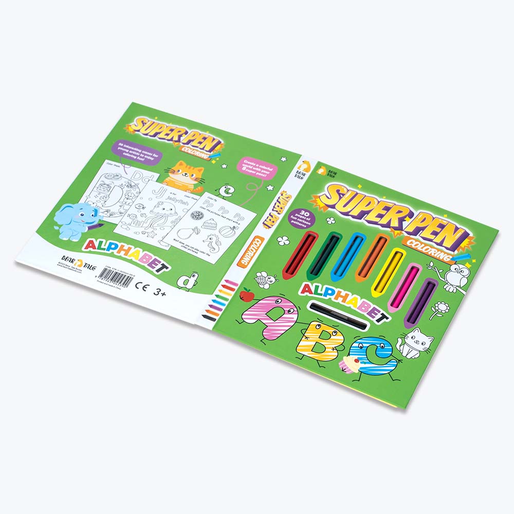SUPER PEN Coloring Book Alphabet