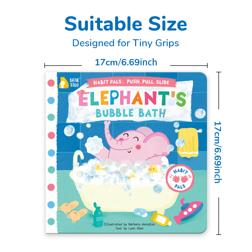 Habit Pals Push Pull Slide Kids Activity Book - Elephant&