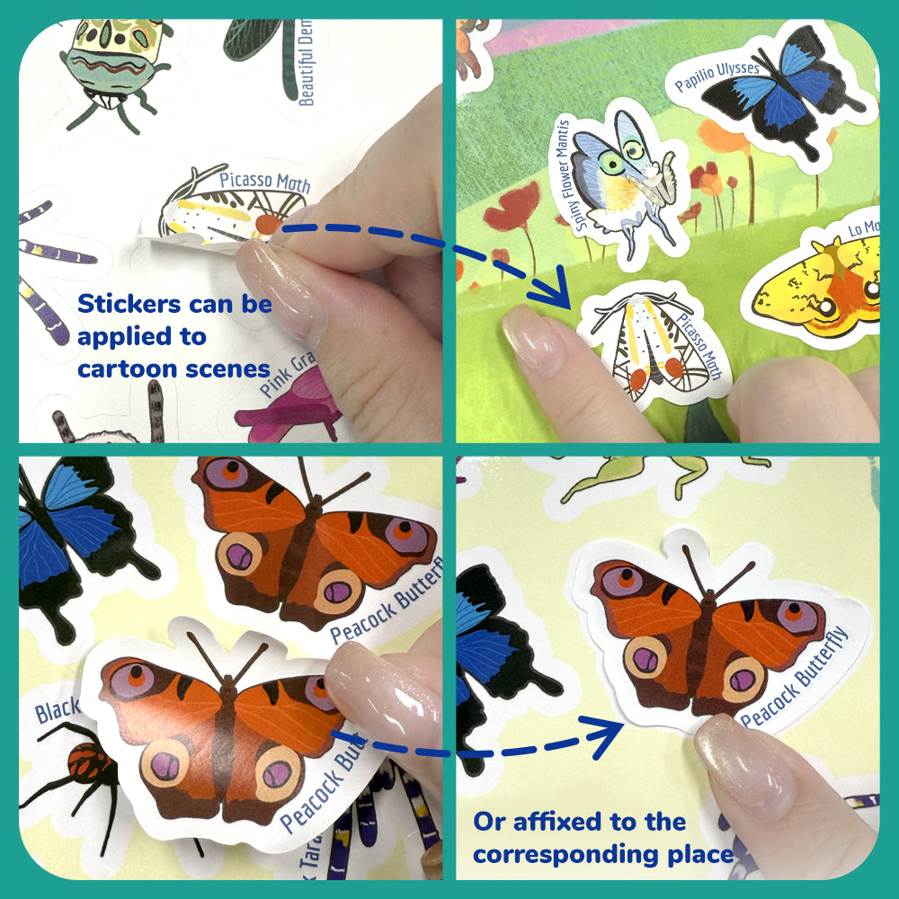 Sticker Book, Garden Bugs Party, Dance and Fly! | BearTale × Paridhi P Apte