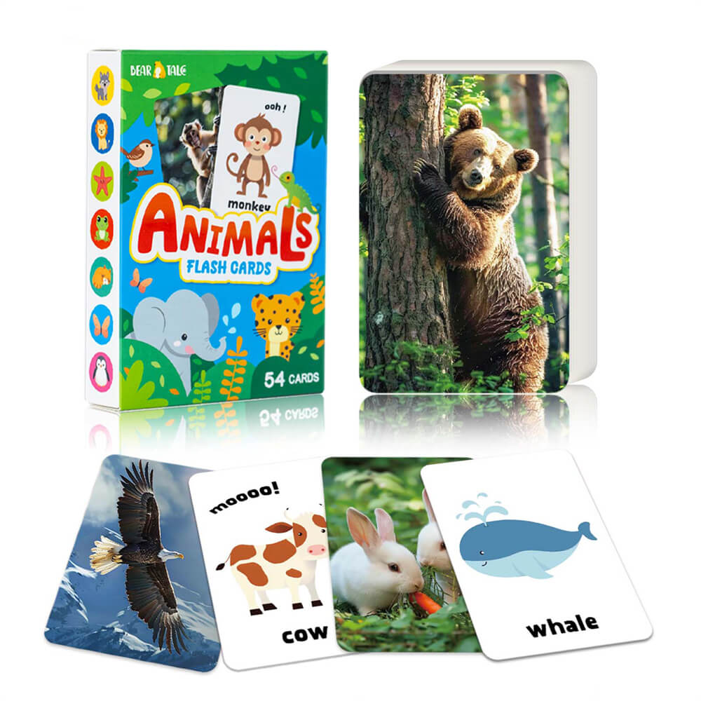 ANIMALS 54 Flash Cards