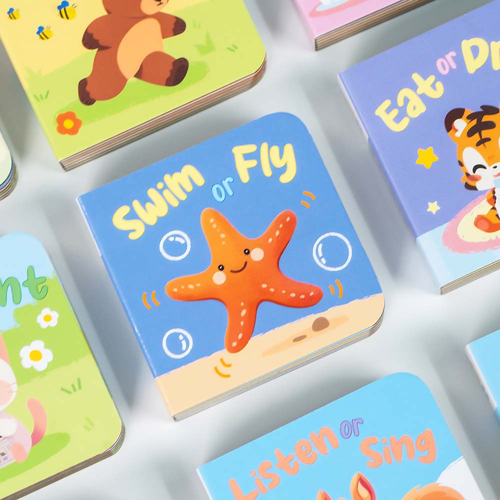 BUSY LIFE Verbs Learning 10 Board Books