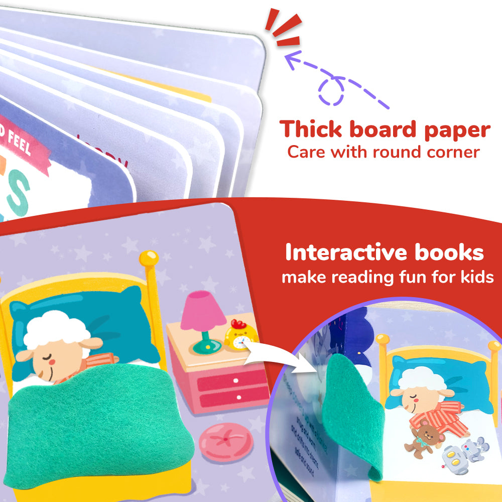 Habit Pals Push Pull Slide Kids Activity Book - Sheep&