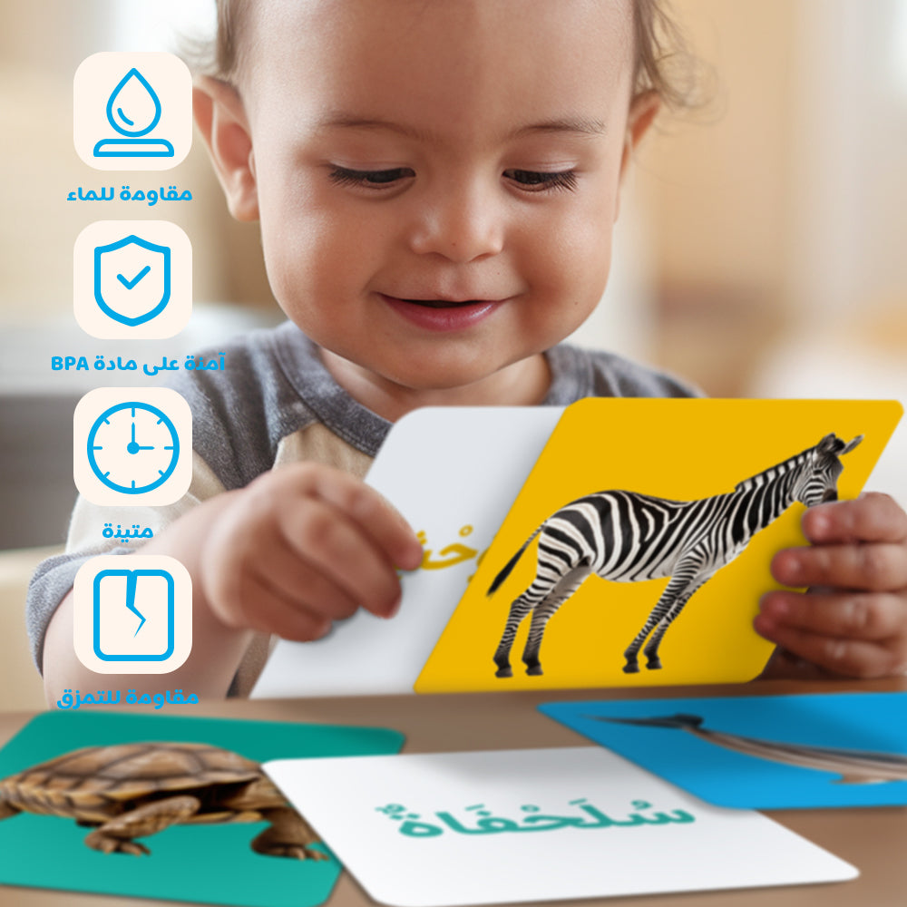 Arabic Animals Flash Card