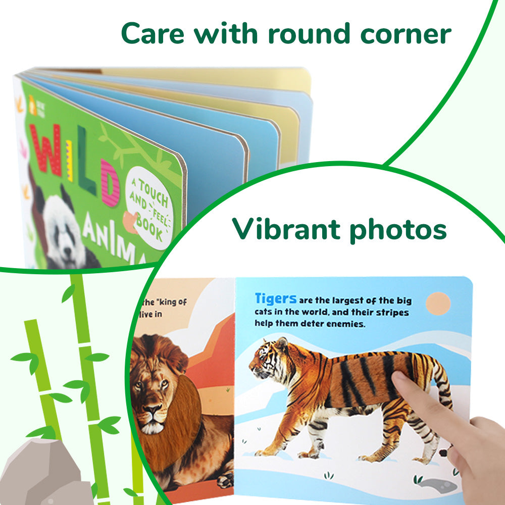 Wild Animals - Touch and Feel Book