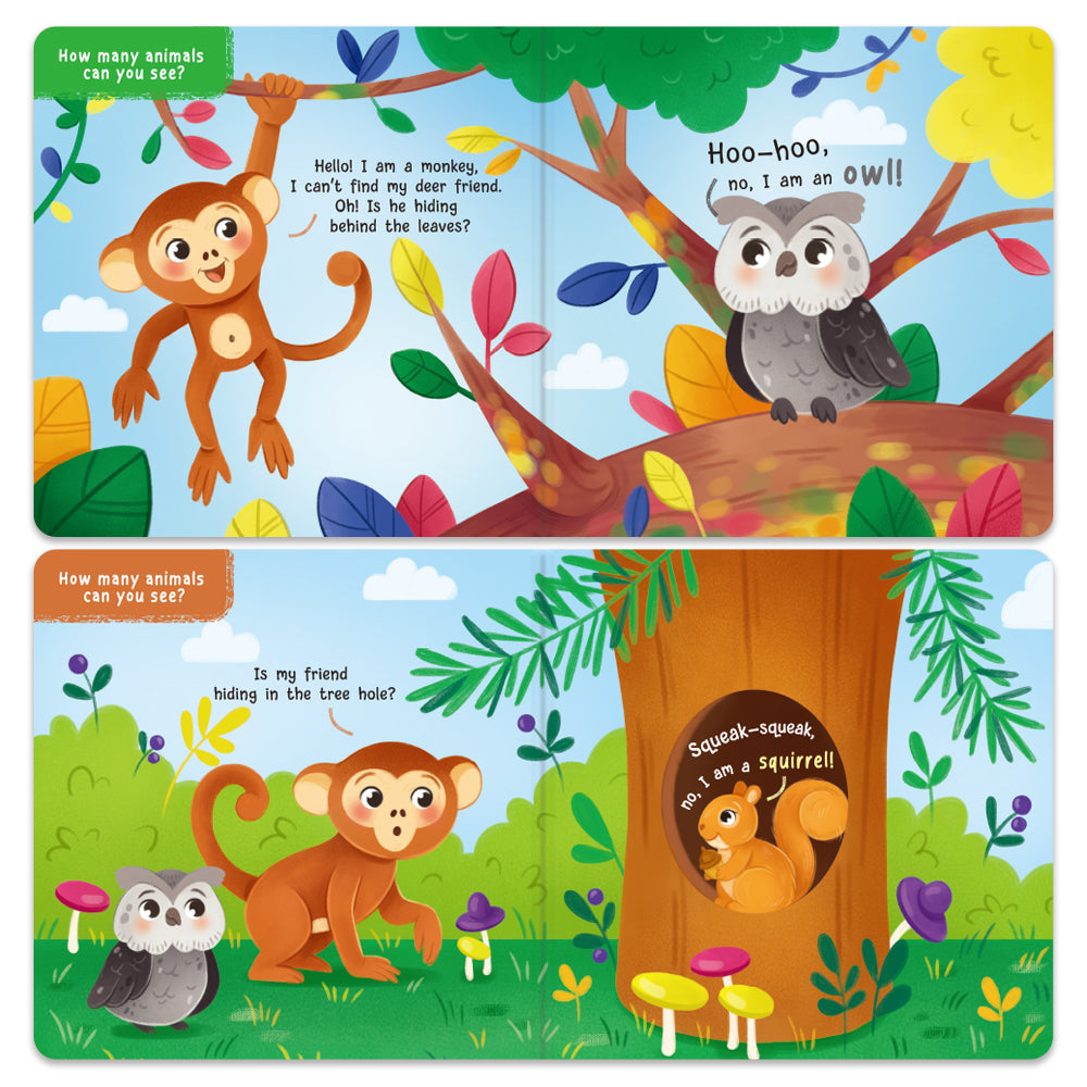 Little Animals: Is My Friend There? - Life the Flap Book | BearTale × Alina Slyshik
