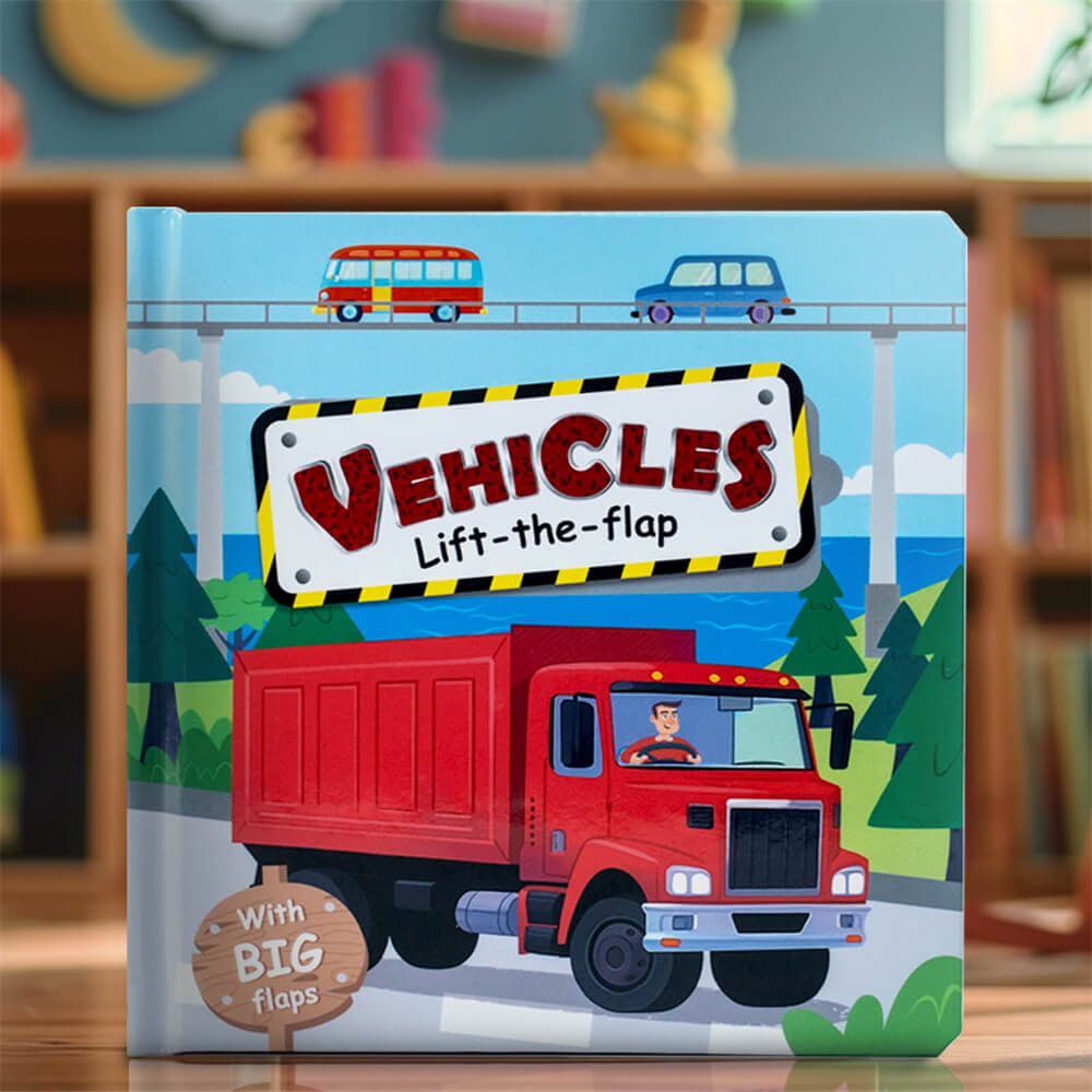 VEHICLES Lift the Flap Board Book
