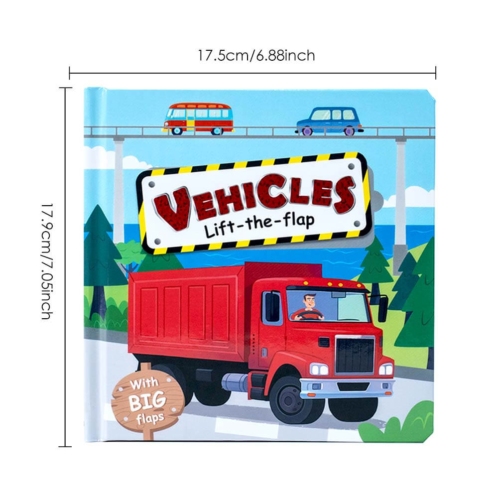 VEHICLES Lift the Flap Board Book