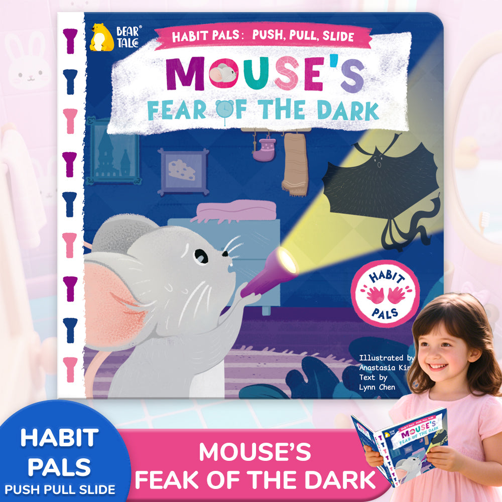 Habit Pals Push Pull Slide Kids Activity Book -Mouse&