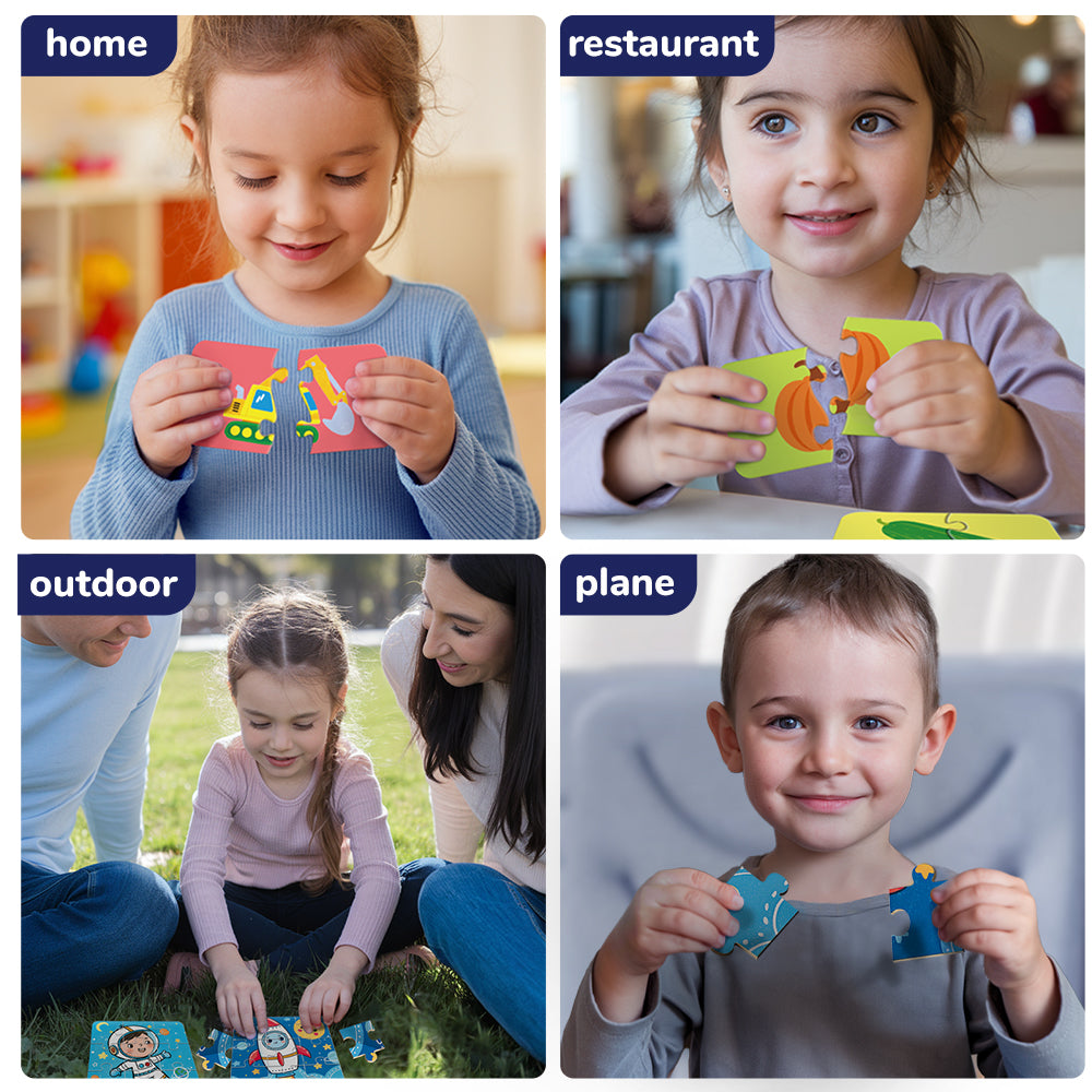 4 in a Box Joyful Puzzle Play - Christmas