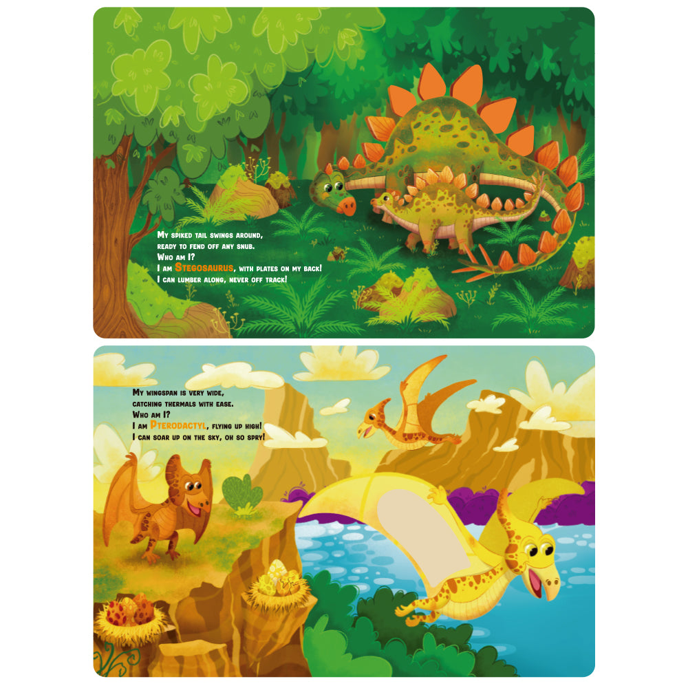 Hands on the Dinosaurs Touch and Feel Book | BearTale × Larissa Reis