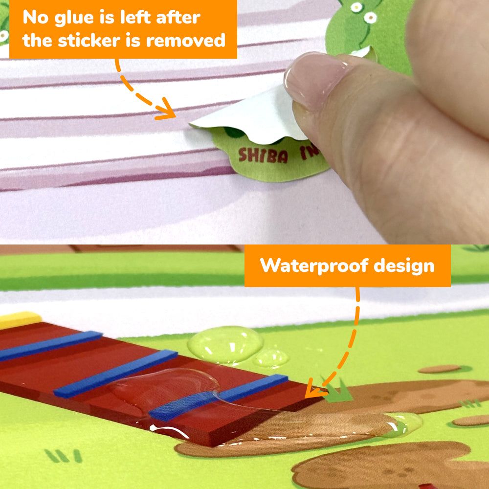 Dogs Day Out: Run, Jump, and Play - Sticker | BearTale × Diletta Sartorio