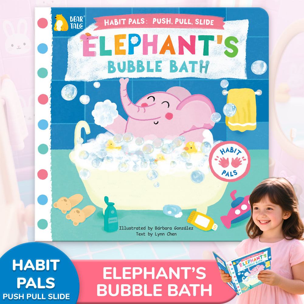 Habit Pals Push Pull Slide Kids Activity Book - Elephant&
