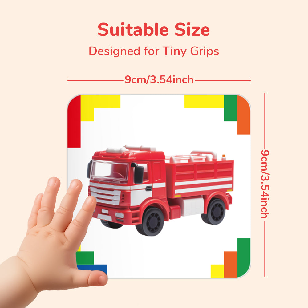 Spanish Vehicles Flash Card