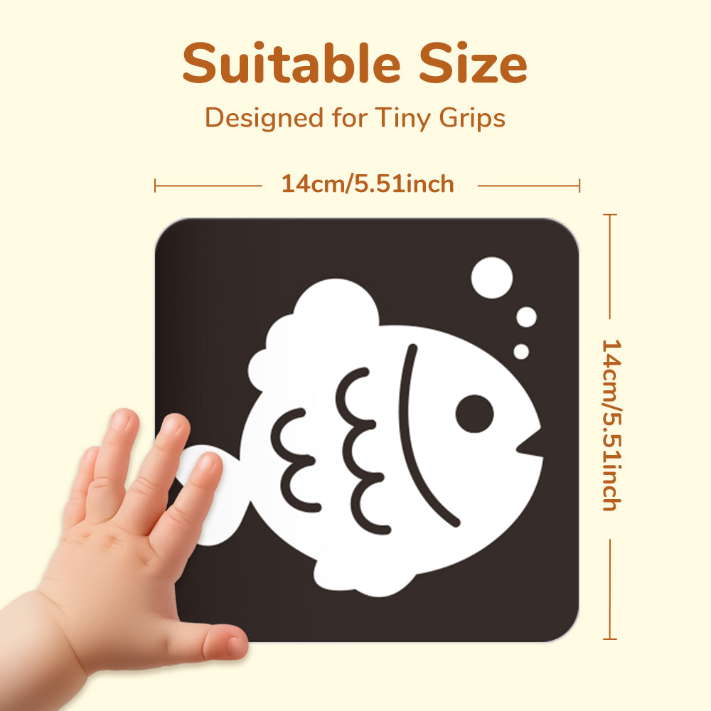 Black & White Learning Cards