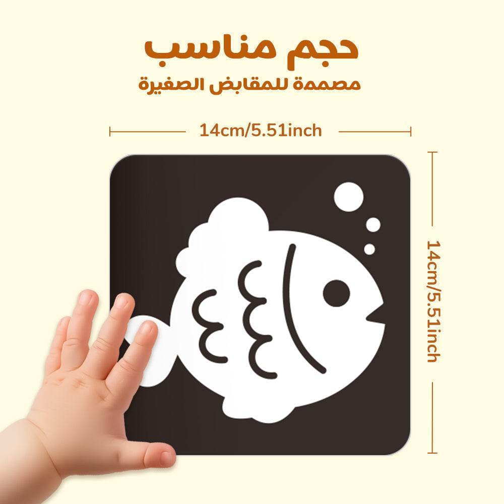 Arabic Black & White Learning Cards
