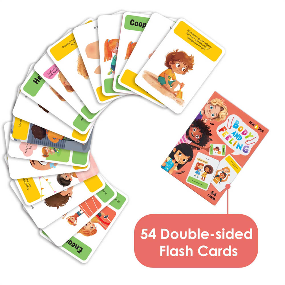 BODY AND FEELING 54 Flash Cards