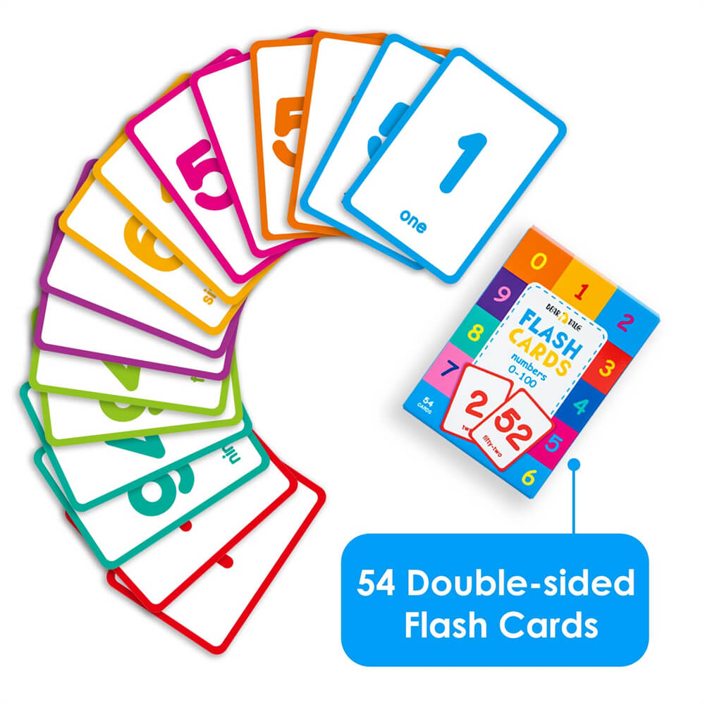 Numbers 0-100 Flash Cards