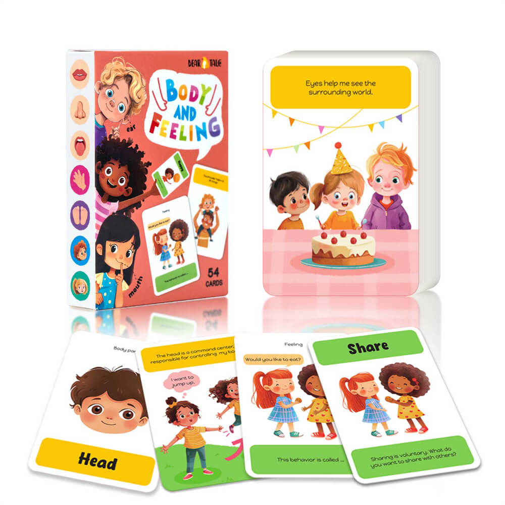 BODY AND FEELING 54 Flash Cards