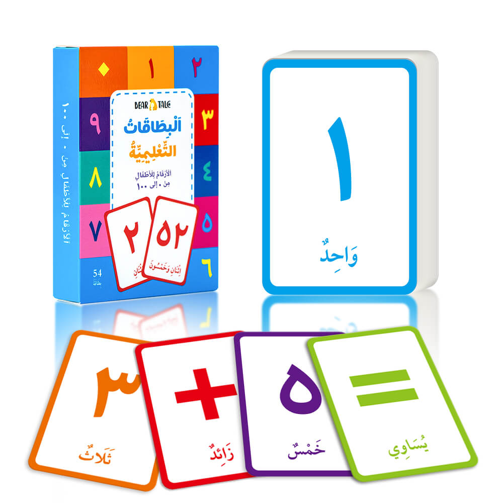 Numbers 0-100 Flash Card (Arabic)