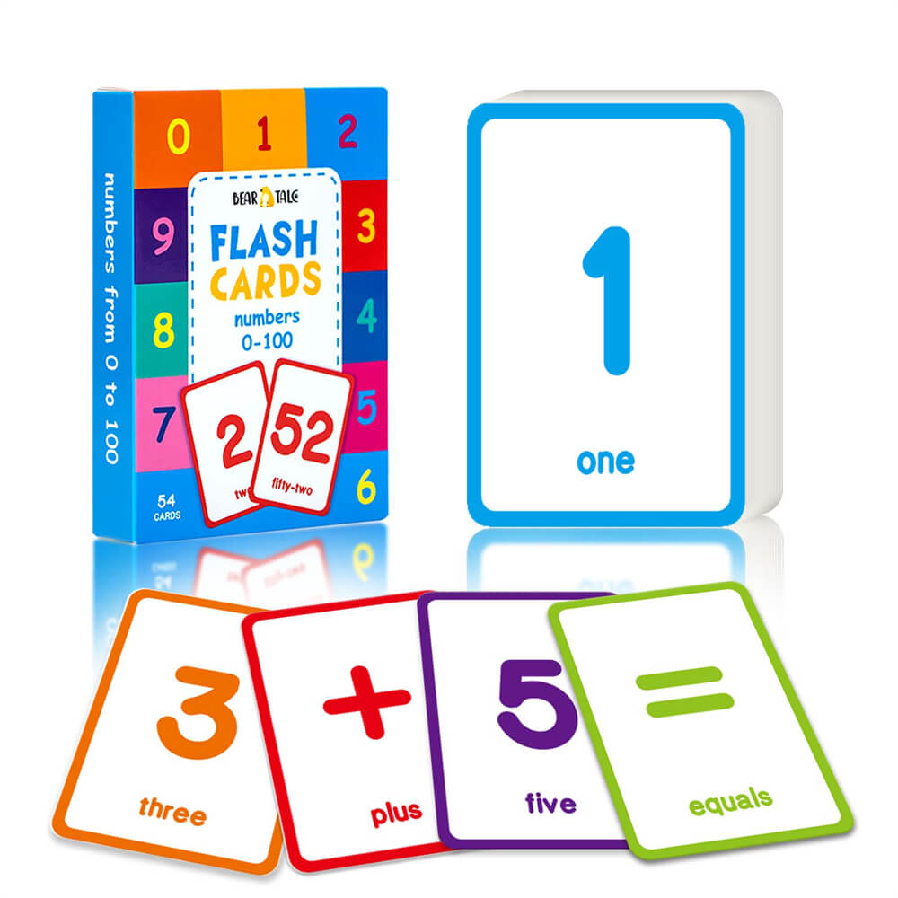 Numbers 0-100 Flash Cards