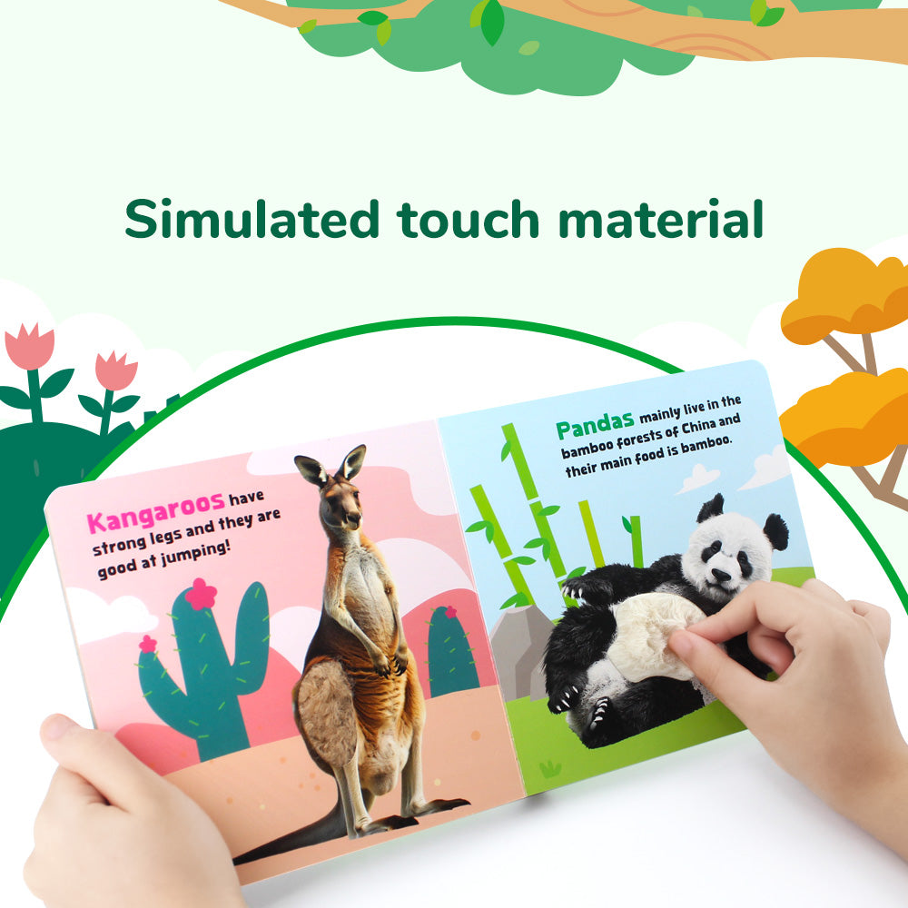 Wild Animals - Touch and Feel Book