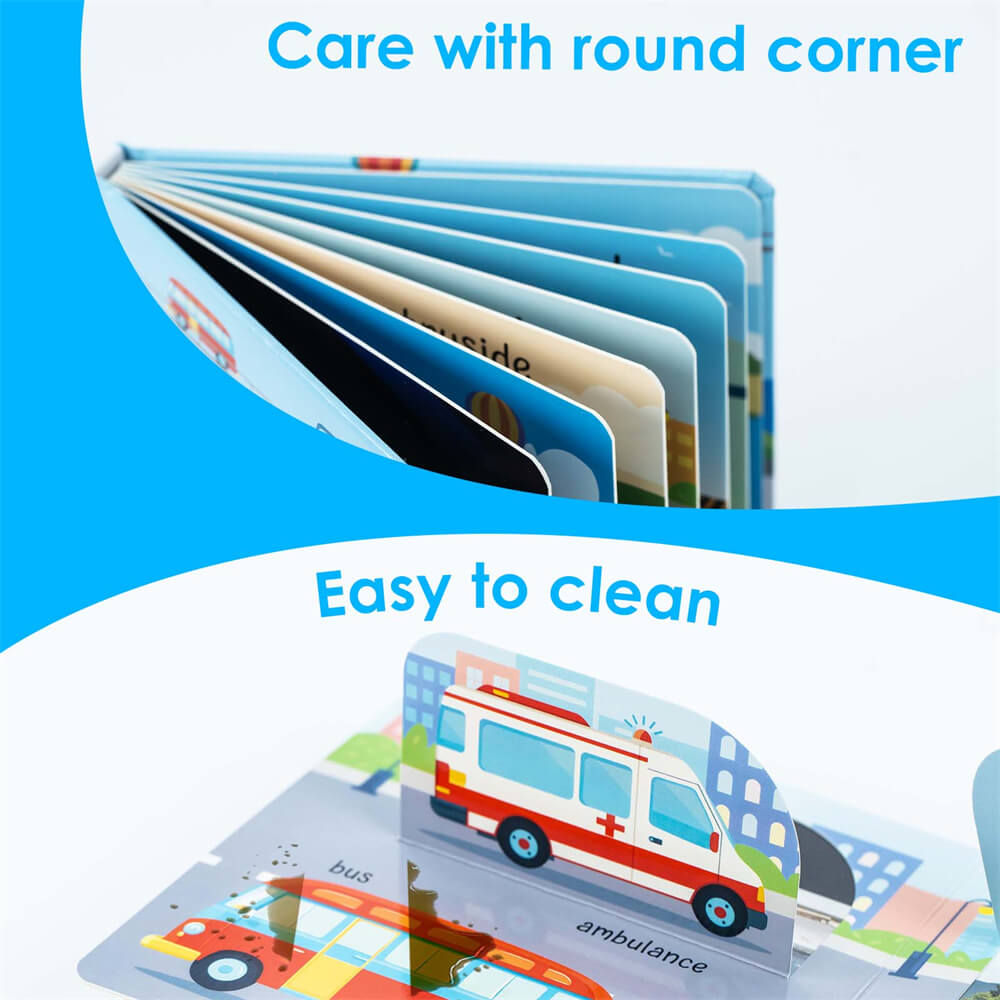 VEHICLES Lift the Flap Board Book