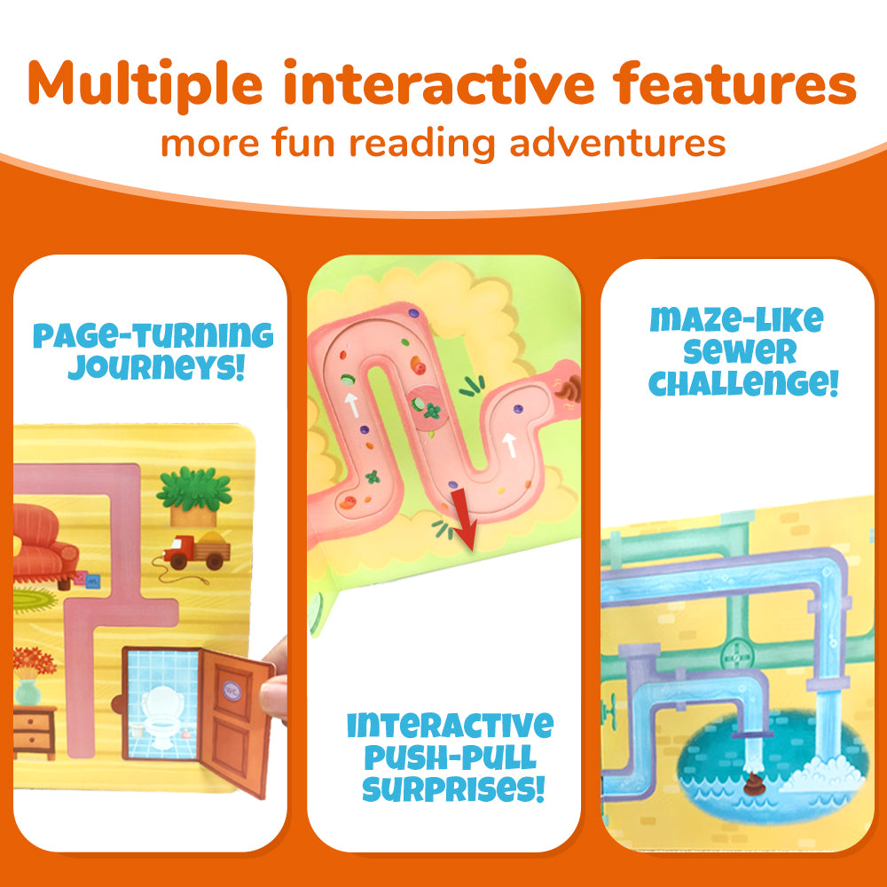 Habit Pals Push Pull Slide Kids Activity Book - Tiger&