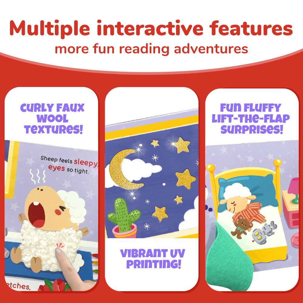 Habit Pals Push Pull Slide Kids Activity Book - Sheep&