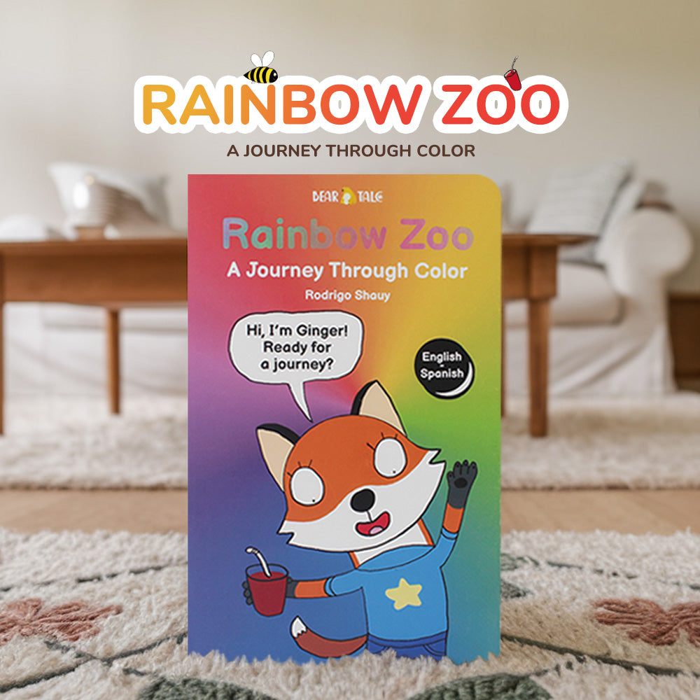 Rainbow Zoo Color Learning English & Spanish| BearTale × Rodrigo Shauy