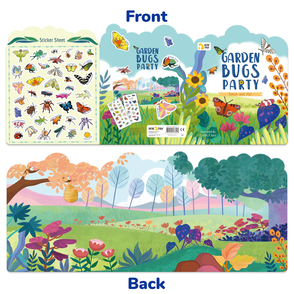 Sticker Book, Garden Bugs Party, Dance and Fly! | BearTale × Paridhi P Apte